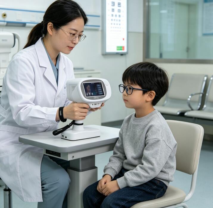 万灵助桥 SL?100 手持式、双目同步全自动屈光筛查仪